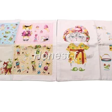 Термостойкие салфетки с изображением кота, Реверсивные хлопковые и льняные настольные коврики для столовой, кухни