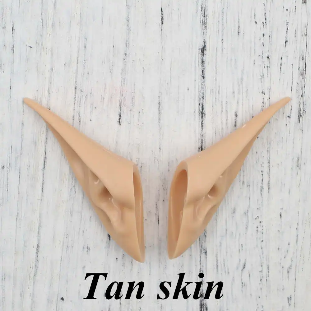 Blyth Doll 1/6 Elf and Human Plastic Ear white natural tan dark and super dark skin Suitable for 30cm doll DIY accessories Gift 5