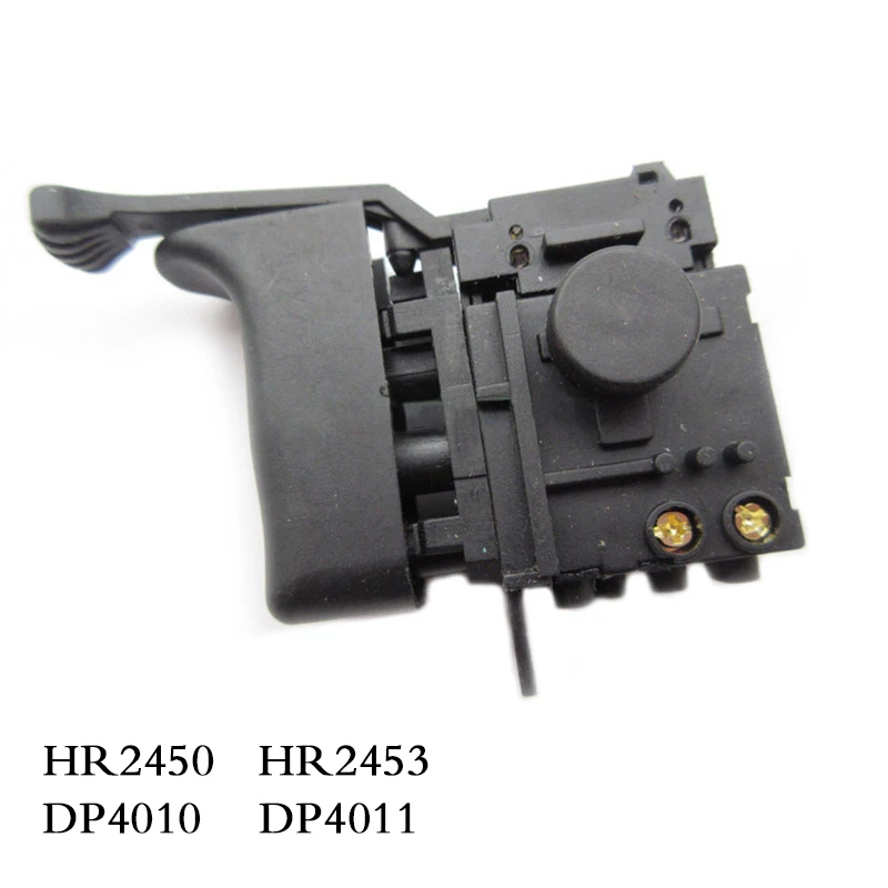  Free shipping Electric hammer Drill Speed Control Switch for Makita HR2450 /HR2453/DP4010/DP4011Pow