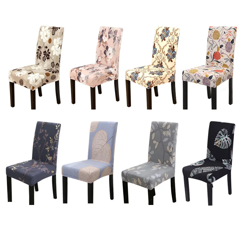 

Kitchen Chair Covers Stretch Furniture Covers Towel Chair house de chaise Stool Chair slipcover chair cover Spandex 1/2/4/6 pcs