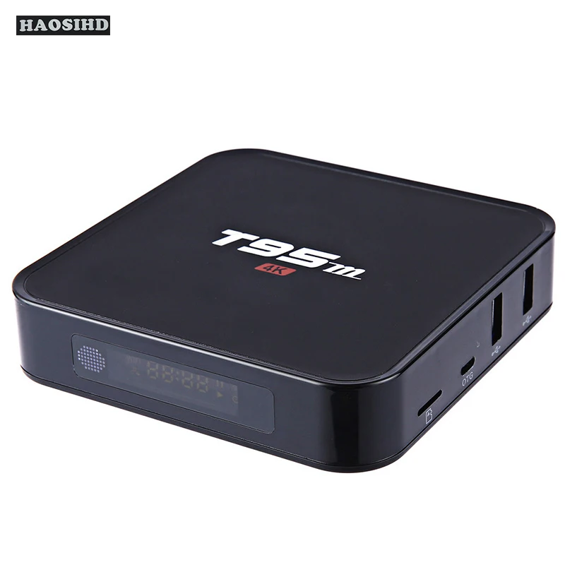 

New T95M 1GB RAM 8GB ROM android 6.0 Smart tv box 4K HD LED display Amlogic S905X Quad-core 64Bit 2.4GHz Wifi media player