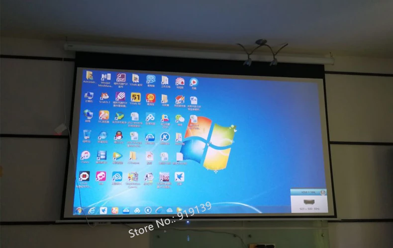 120Inch 16 to 9 motorized screen pic 18