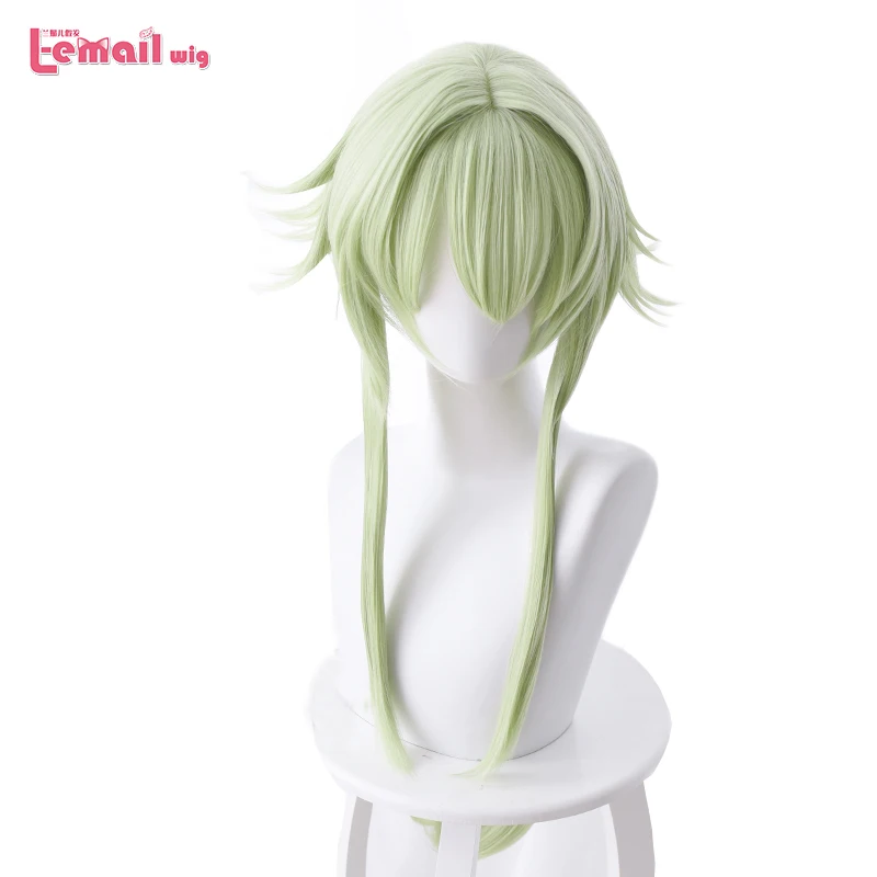 

L-email wig Goblin Slayer Yousei Yunde Cosplay Wig 80cm Green Heat Resistant Synthetic Hair Perucas Cosplay Wigs