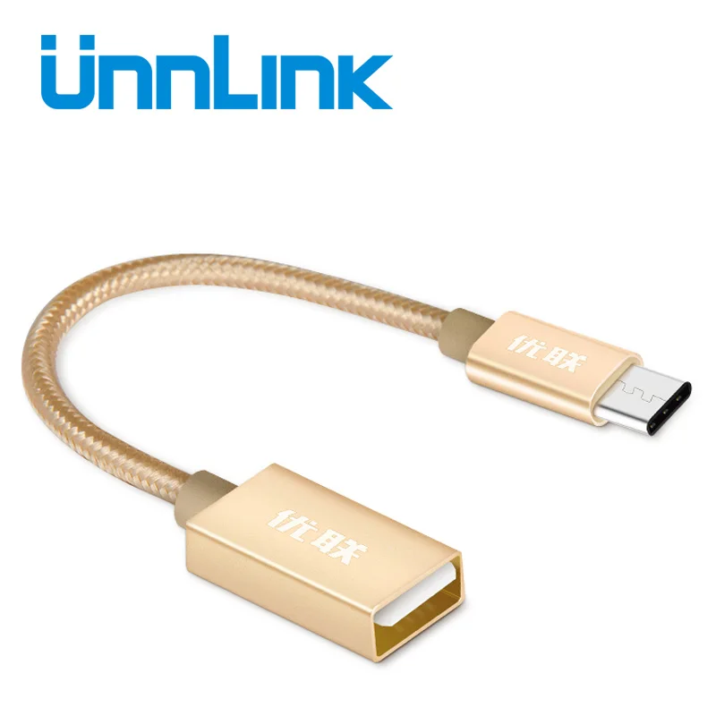 

Unnlink USB Type C to USB OTG Cable Adapte for Xiaomi Mi5 Mi4C Nexus 5X 6P Macbook OTG Type-c Charger Data Cable USB C Cable