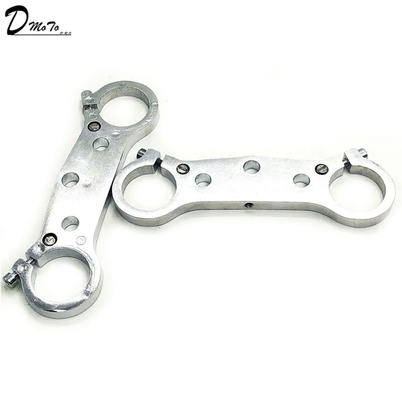 

Front Fork Yoke Forks Handlebar Riser Mount Bars inverted shock absorber device upper and lower For Mini Bike
