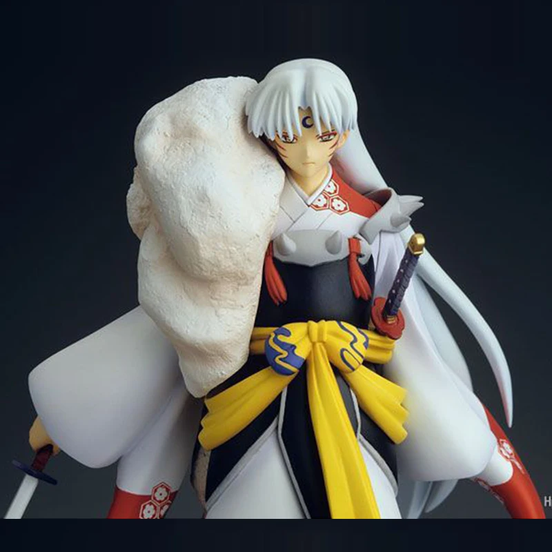 23 см аниме Inuyasha фигурки Sesshoumaru ПВХ фигурка Коллекционная модель игрушки для детей подарок