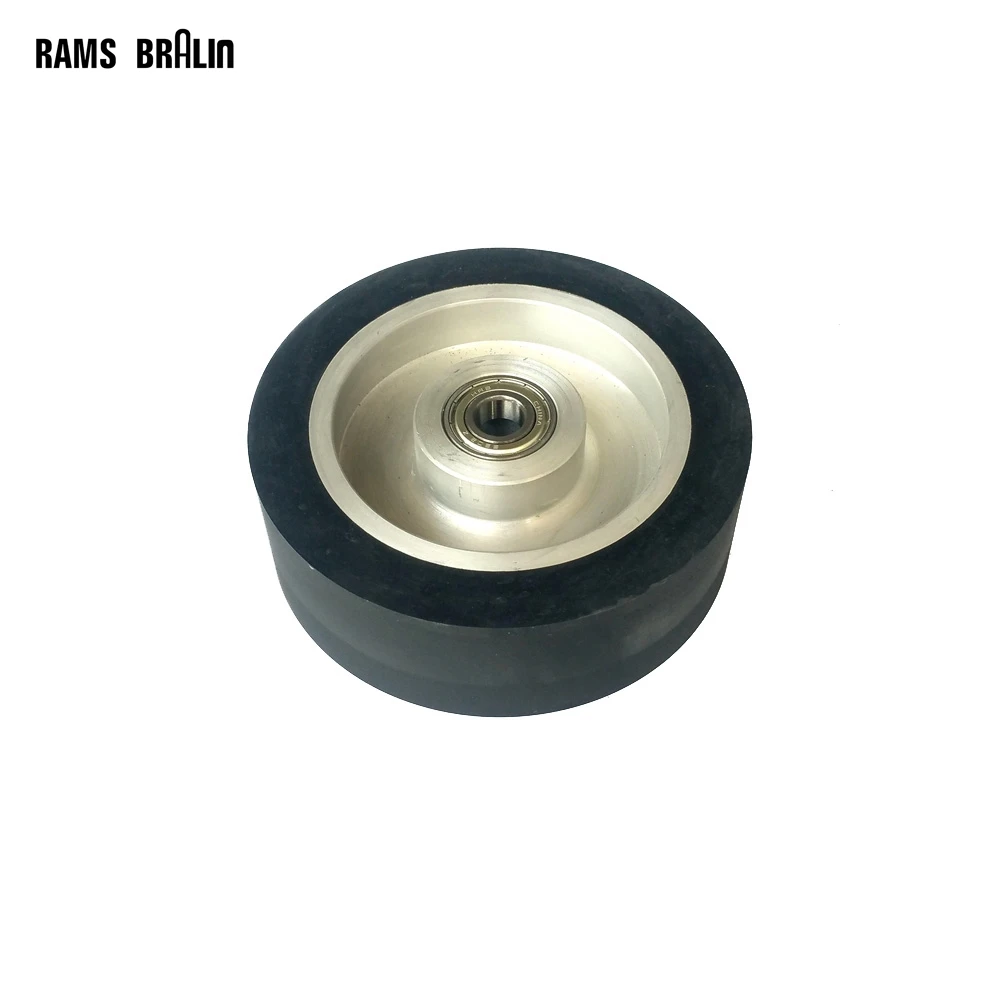 Buy 150*50mm Flat Surface Rubber Contact wheel Belt