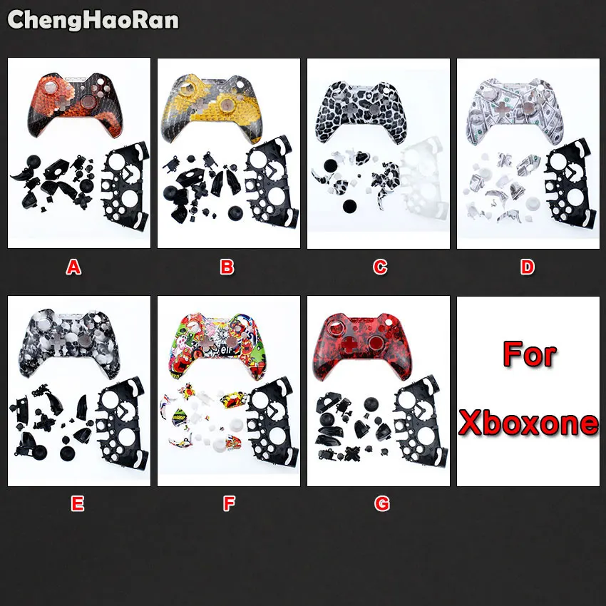 

ChengHaoRan DIY Housing Shell Case Cover With Full Buttons Set Mod Kit Inner Frame For Xbox One Xboxone Controller
