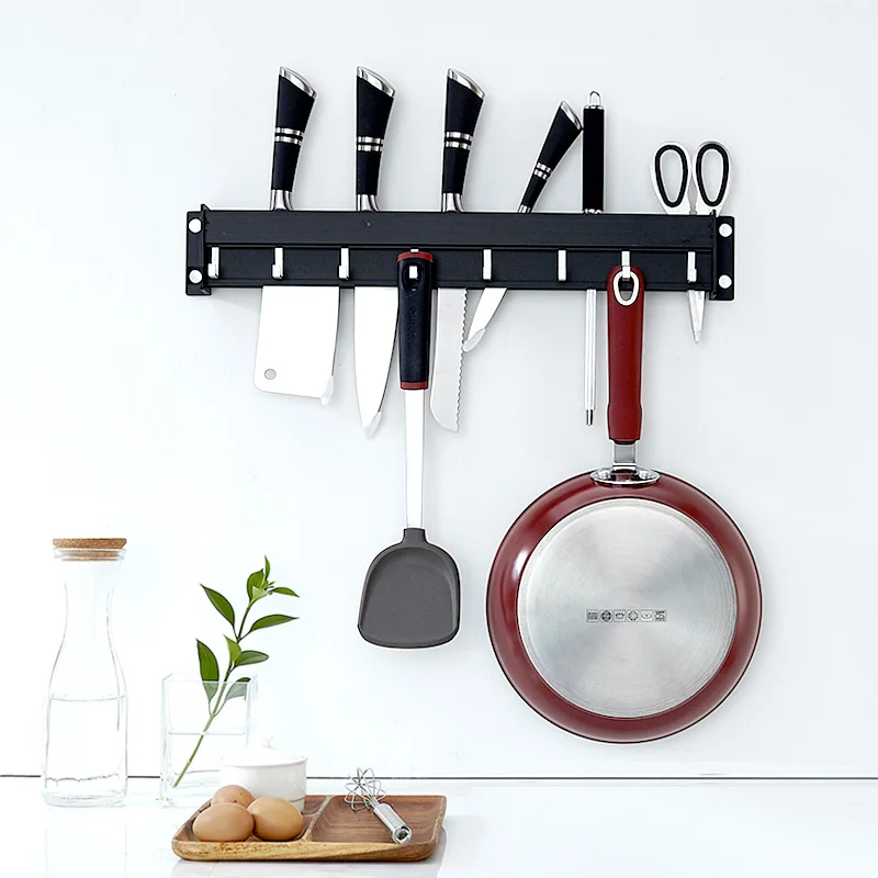  Space aluminum kitchen supplies rack cutters cutting boards cutters spatula hangers vegetable knife - 32913235467