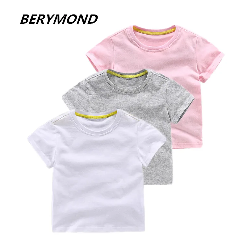 Hot Summer 2017 Cotton Top grade T shirts Boys Girls Wear t shirts