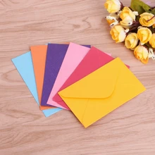50 шт Ретро пустые Мини бумажные конверты свадебные приглашения Поздравительные открытки подарок
