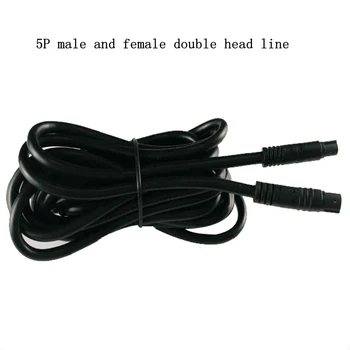 

1pcs Reversing camera extension cord 5 core car rear view image five hole lengthening line recorder 5P cable