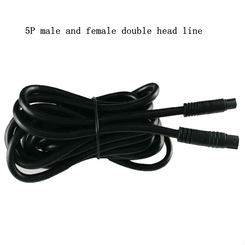 Reversing camera extension cord 5 core car rear view image five hole lengthening line recorder 5P