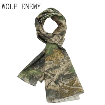 

Tactical Camouflage Scarf Net Cover Scarf Veil Face Mesh Camouflage Collar Multi-function Scarf Military Hunting Accessories