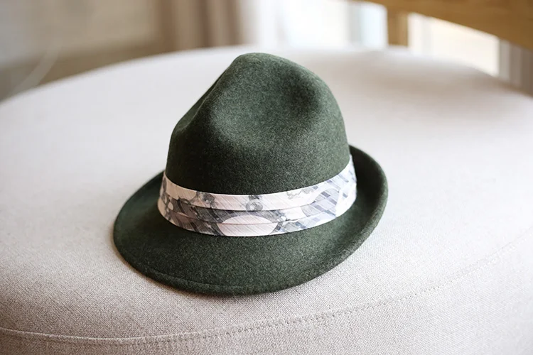 Модные шерстяные фетровые шляпы федоры Для мужчин Панама мягкая фетровая шляпа Женская Кепки Бесплатная доставка PWFR071