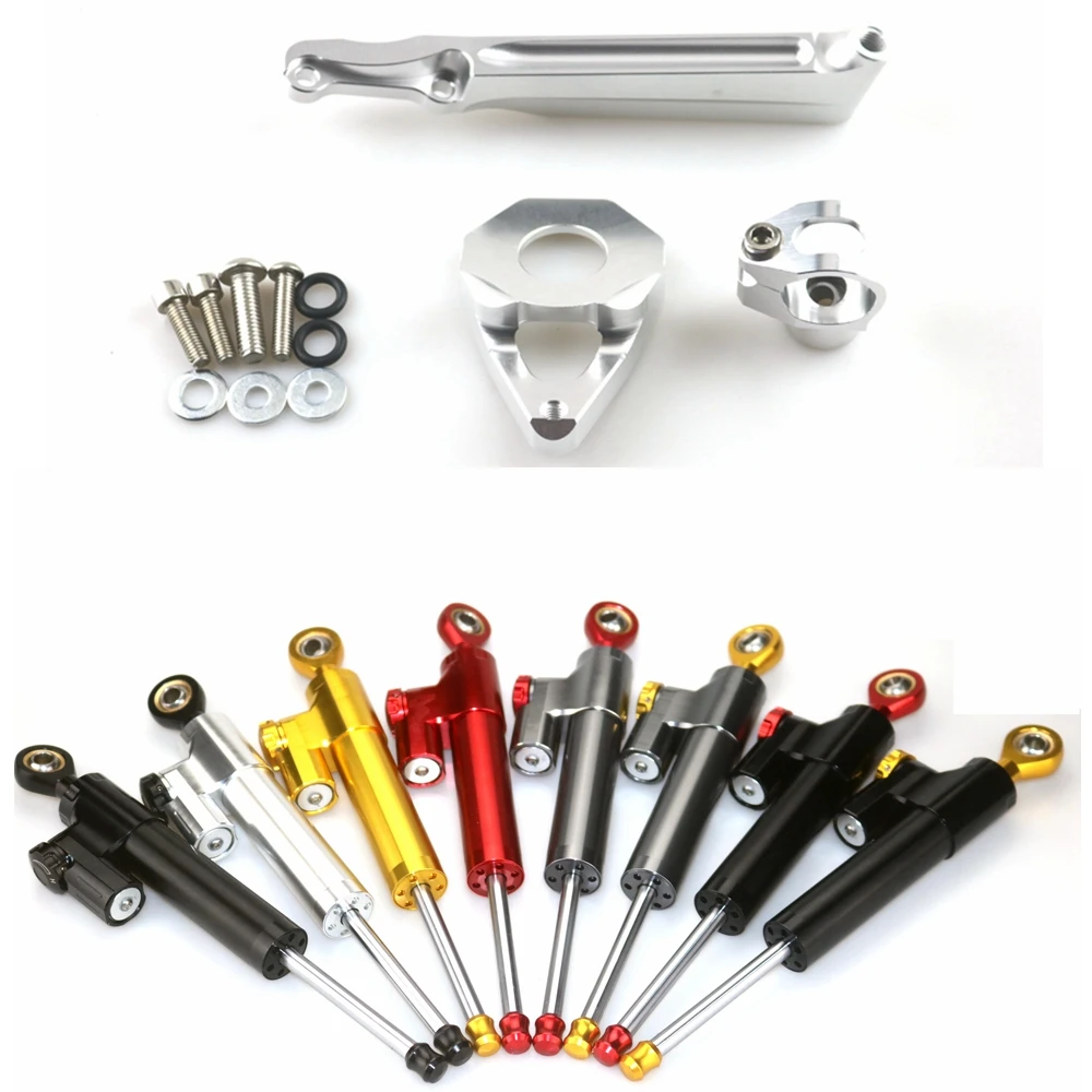 

Motorcycle cnc Universal Stabilizer Damper Complete Steering Mounting Bracket For HONDA CBR600RR 2005-2006