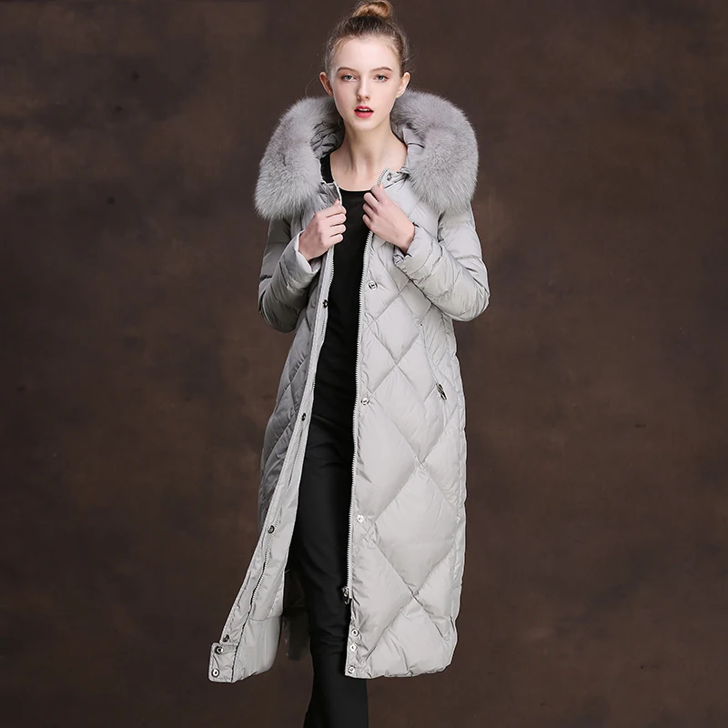 Gray Abrigo Chaqueta Larga De Con 2 Mujeres Capucha Outwear Black axwzvWY