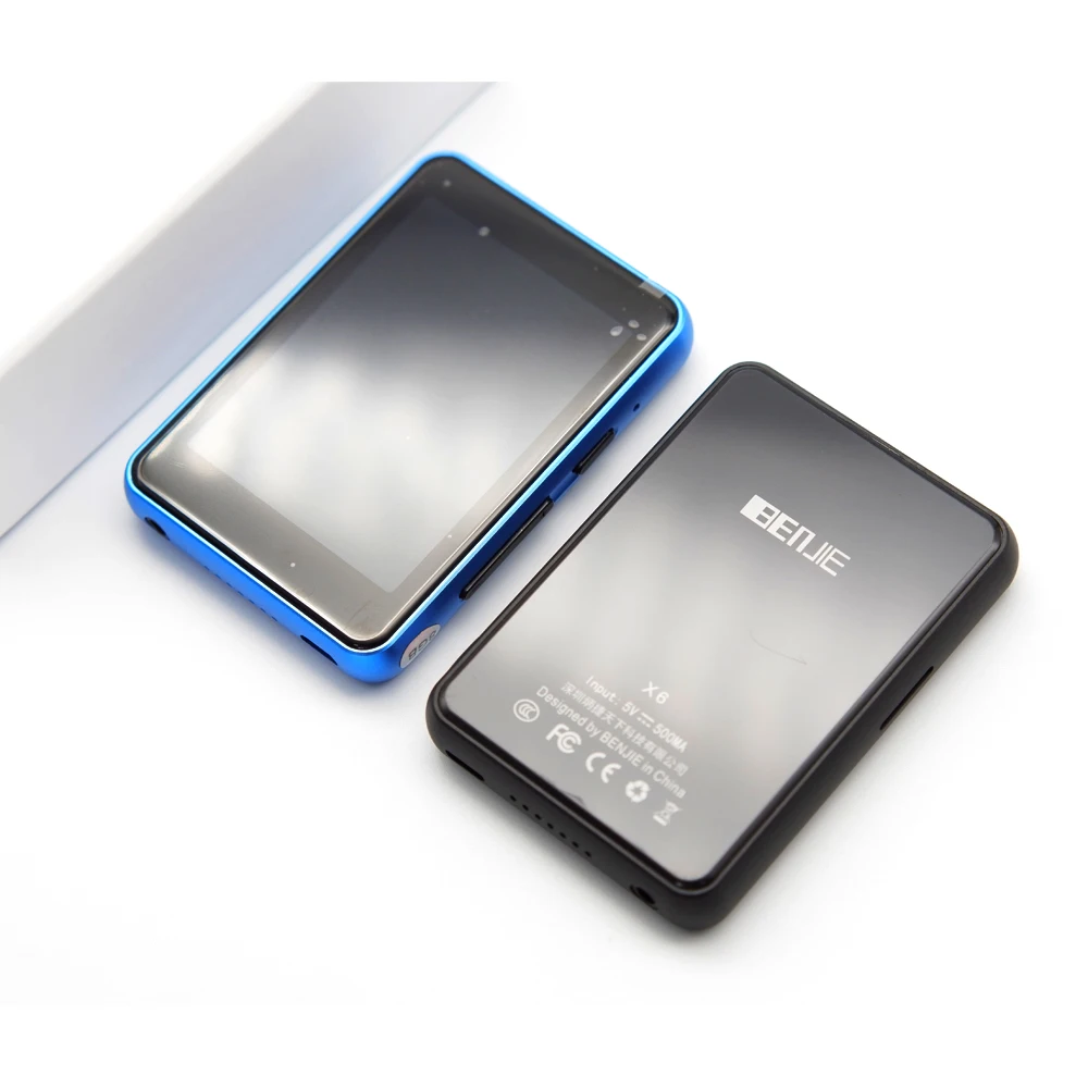 BENJIE X6 Full Touch Screen MP3 Player 4GB 8GB Music Player With FM Radio Video Player E-book Player MP3 With Built-in Speaker