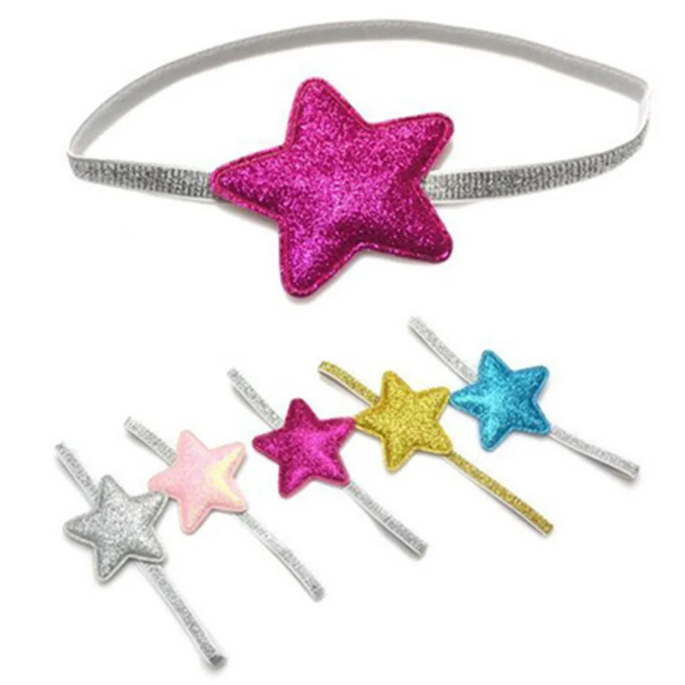 Buy 20pcs/lot, glitter star Hairband glitter elastic