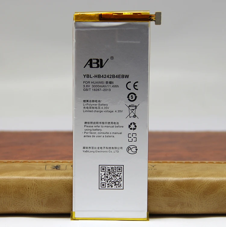 

Hot-selling ABV HB4242B4EBW honor6 Battery For Huawei Honor 6 battery Honor6 H60-L01 H60-L02 H60-L11 H60-L04 battery
