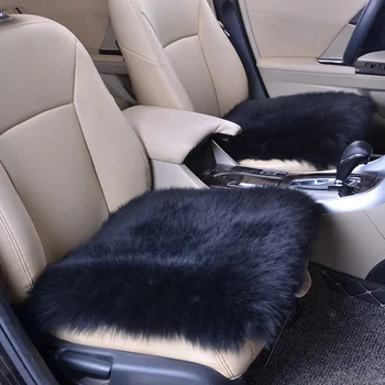 

Winter Warm Car Seat Cover Wool Car Interior Seat Cover Cushion Pad Mat Winter 45x45 Cm Auto Supplies Seat Cushion