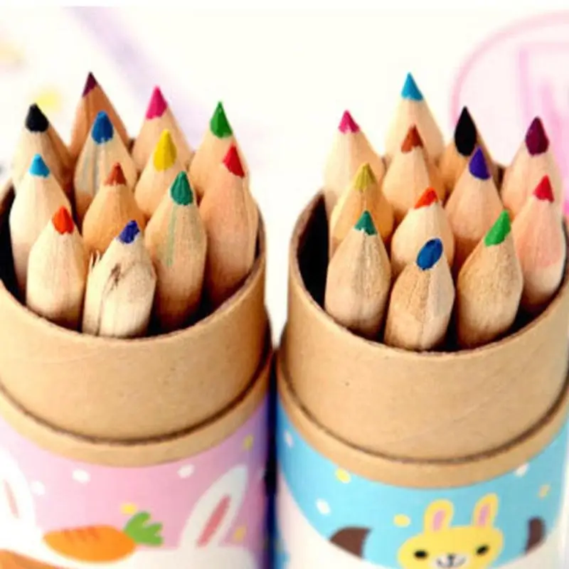 

12 Colors Artist Professional Fine Drawing Painting Sketching Writing Drawing Pencil Box Cases MIni Stationary