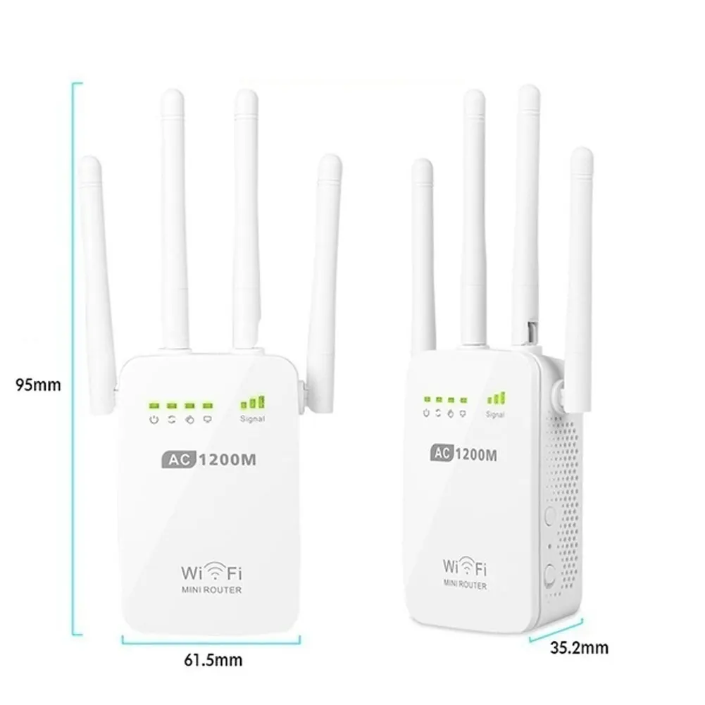 Беспроводной Wi-Fi ретранслятор WiFi удлинитель AC 300/1200 Мбит/с усилитель Wifi высокая скорость 5G гигабитный усилитель Repetidor WiFi роутер антенна