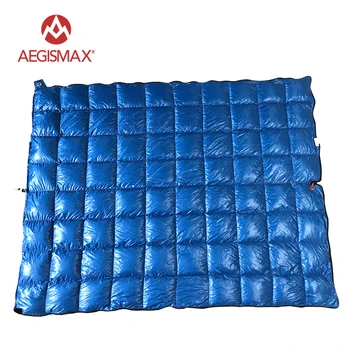 AEGISMAX Ultra Light 90% White Duck down sleeping bag Open square 3