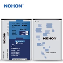 Top Quality NOHON Battery 3200mAh For Samsung Galaxy Note 3 Note3 N9000 N9006 N9005 N9009 No NFC Replacement Baterial