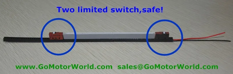 12V linear actuator with limited switch