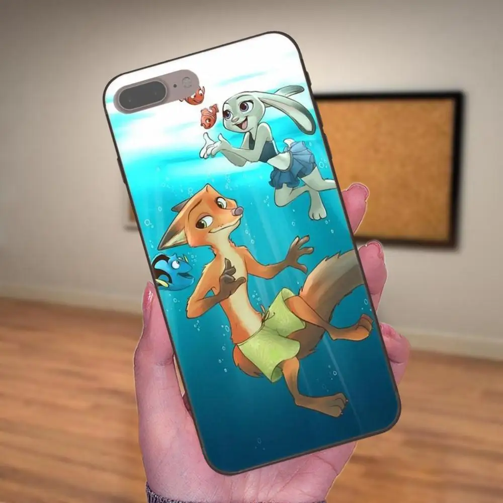 Nick Wilde и Judy Hopps Zootopia для Huawei Y3 Y5 II Y6 Y7 Y9 nova 2 Plus 2S 3i 4 4e Lite Prime 2017 2018 2019|Чехлы-накладки| |