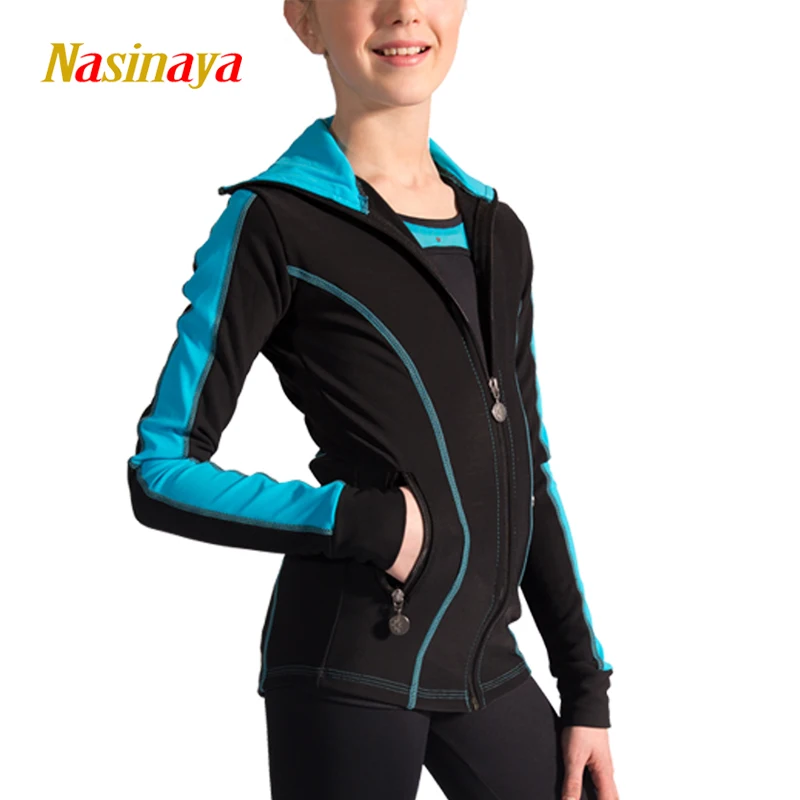 

Customized Clothes Ice Skating Figure Skating Suit Jacket And Pants Skater Warm Fleece Adult Child Girl Training Performance 10