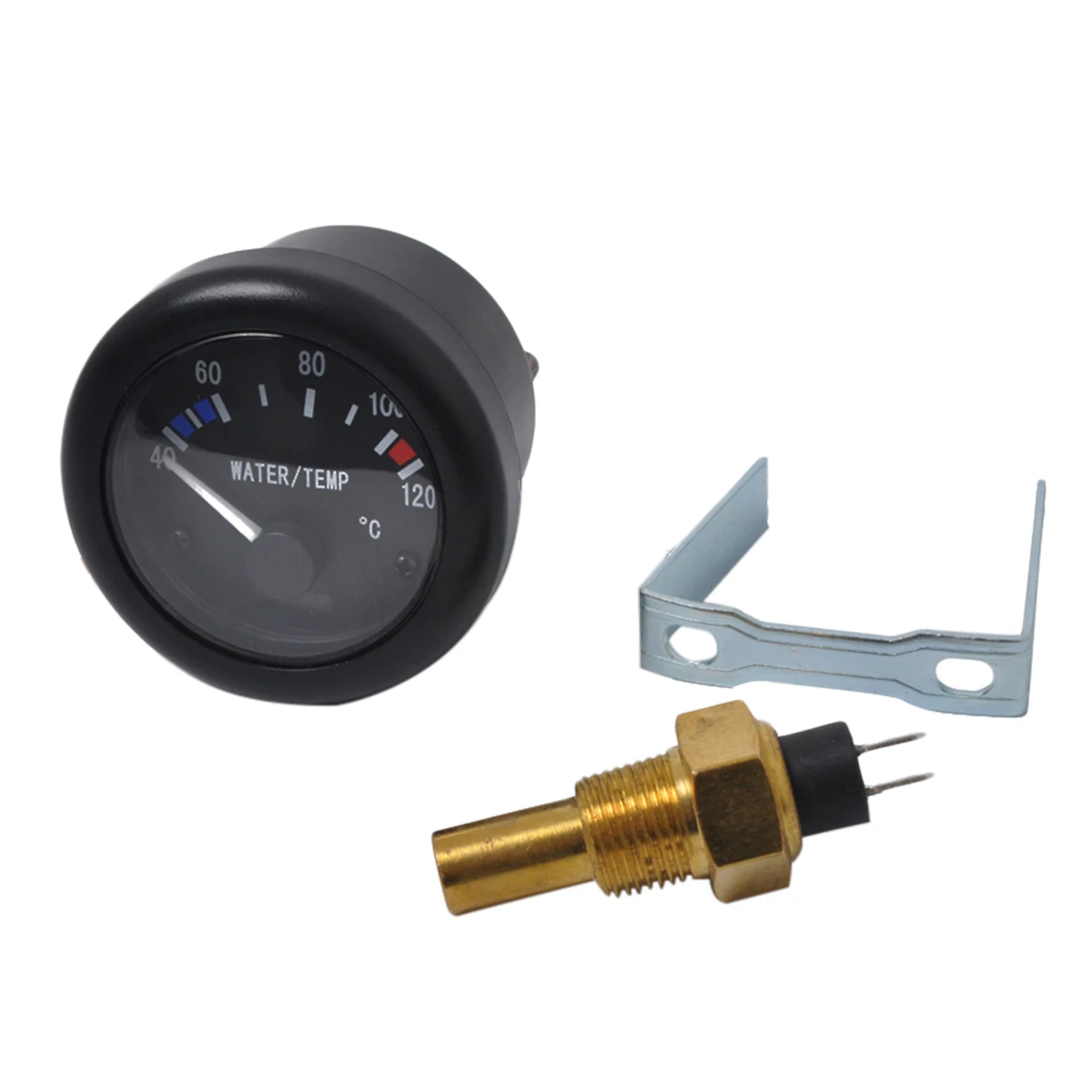 Universal 52mm 2 inch LED Backlight Waterproof Water Temp Temperature Gauge with Alarm Sensor for Automobiles Cars | Автомобили и