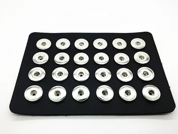 

Leather 4.5" x 6.5" Snap Charms Display Holder Organizer for 12mm 18mm Buttons Brand New