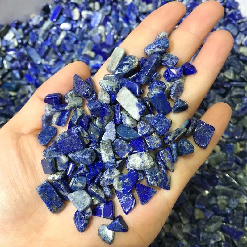 50G Natural Blue Stone Lapis lazuli Quartz Crystal Point Specimen Healing Stones