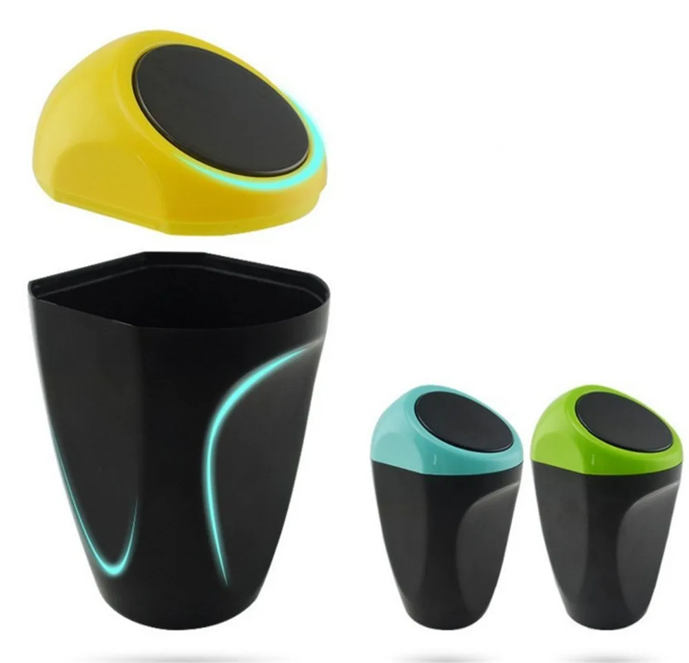 1PCS Universal Car Durable Mini Trash Bin Vehicle Auto Car Garbage Dust