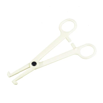 

ATOMUS Disposable White Flat Body Piercing Plier Body Ear Lip Piercing Clamp Forcep Tool Tattoo Accessories Equipment
