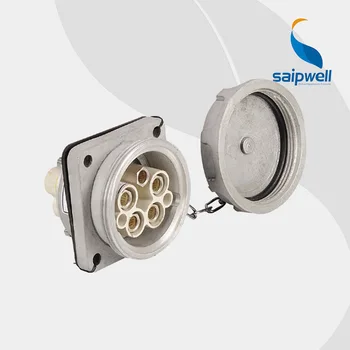 Cheap 5Poles 250A 400V CEE/IEC International Standard Large Amp Industrial Socket (SP-4032)