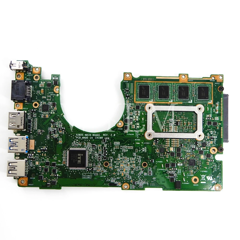 X202E 4 GB RAM/2117CPU اللوحة REV2.0 ل ASUS S200 S200E X202 X202E X201EP X201EV X201E اللوحة المحمول اختبارها العمل