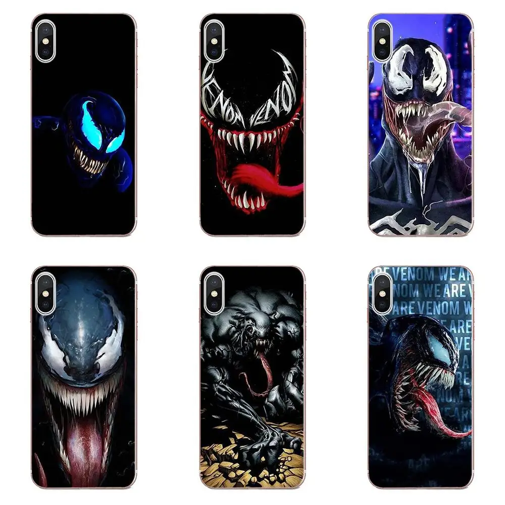 Для Xiaomi Redmi Mi Note 7 8 9 SE Pro Lite Go Play мягкий термополиуретановый ящик для звонков Venom
