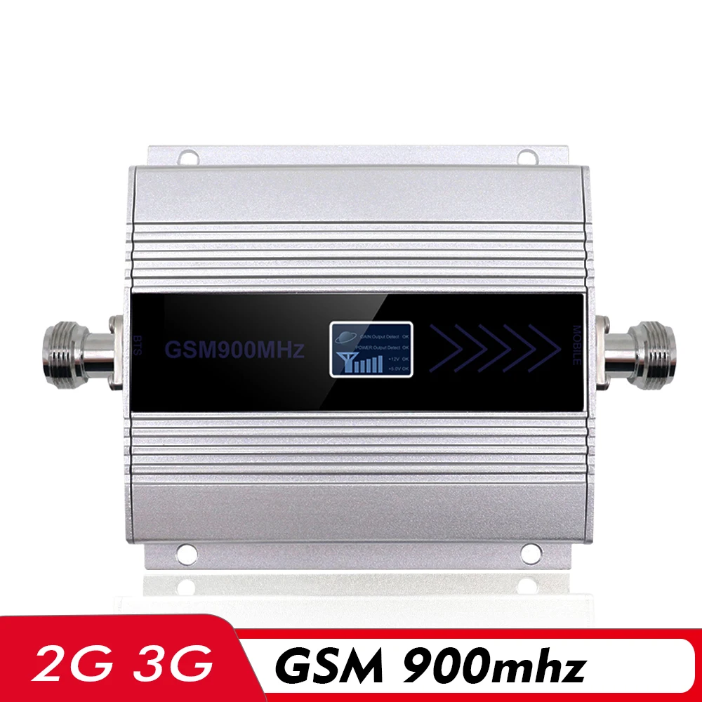 

Mini LCD Display Cell Phone Signal Booster GSM 900mhz Mobile Signal Repeater For Voice 2G 3G Network Cellular Signal Amplifier