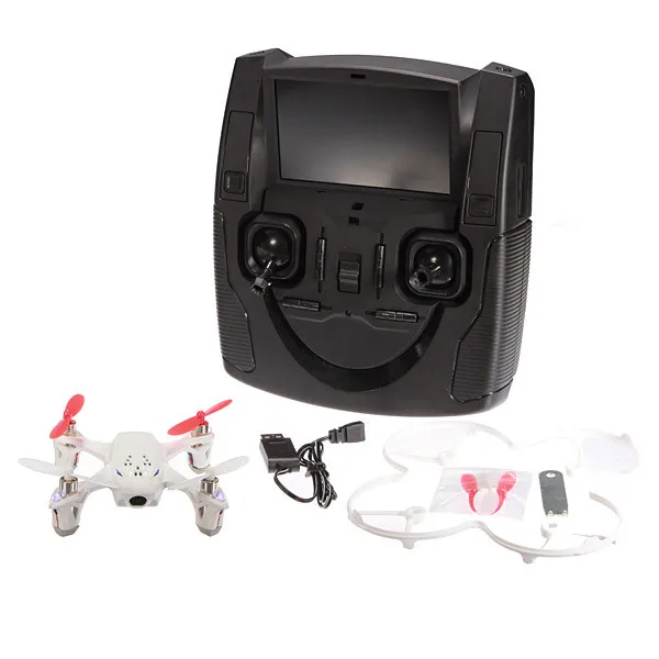 Оригинальный Hubsan H107D FPV X4 5 8G 4CH 6 осевой Радиоуправляемый квадрокоптер с HD камерой