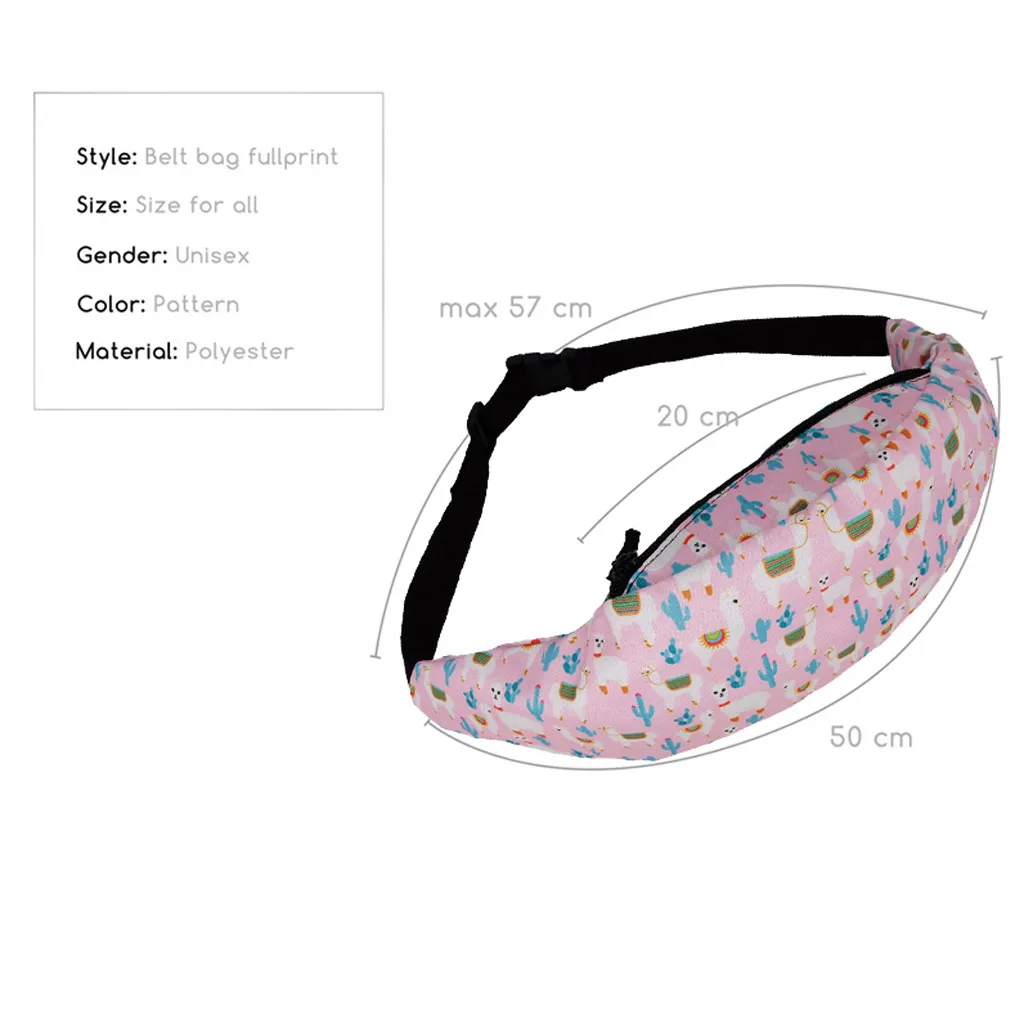 Кошелек bolso de ccintura clear fanny pack для мужчин и женщин холст унисекс мультфильм повседневные спортивные сумочки Сумка на плечо поясные сумки SI10