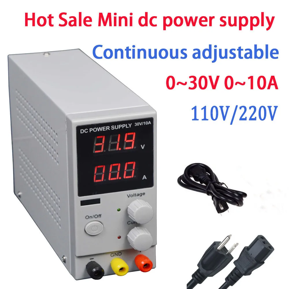 New Arrival Mini Adjustable DC power supply,030V 010A ,110V/220V