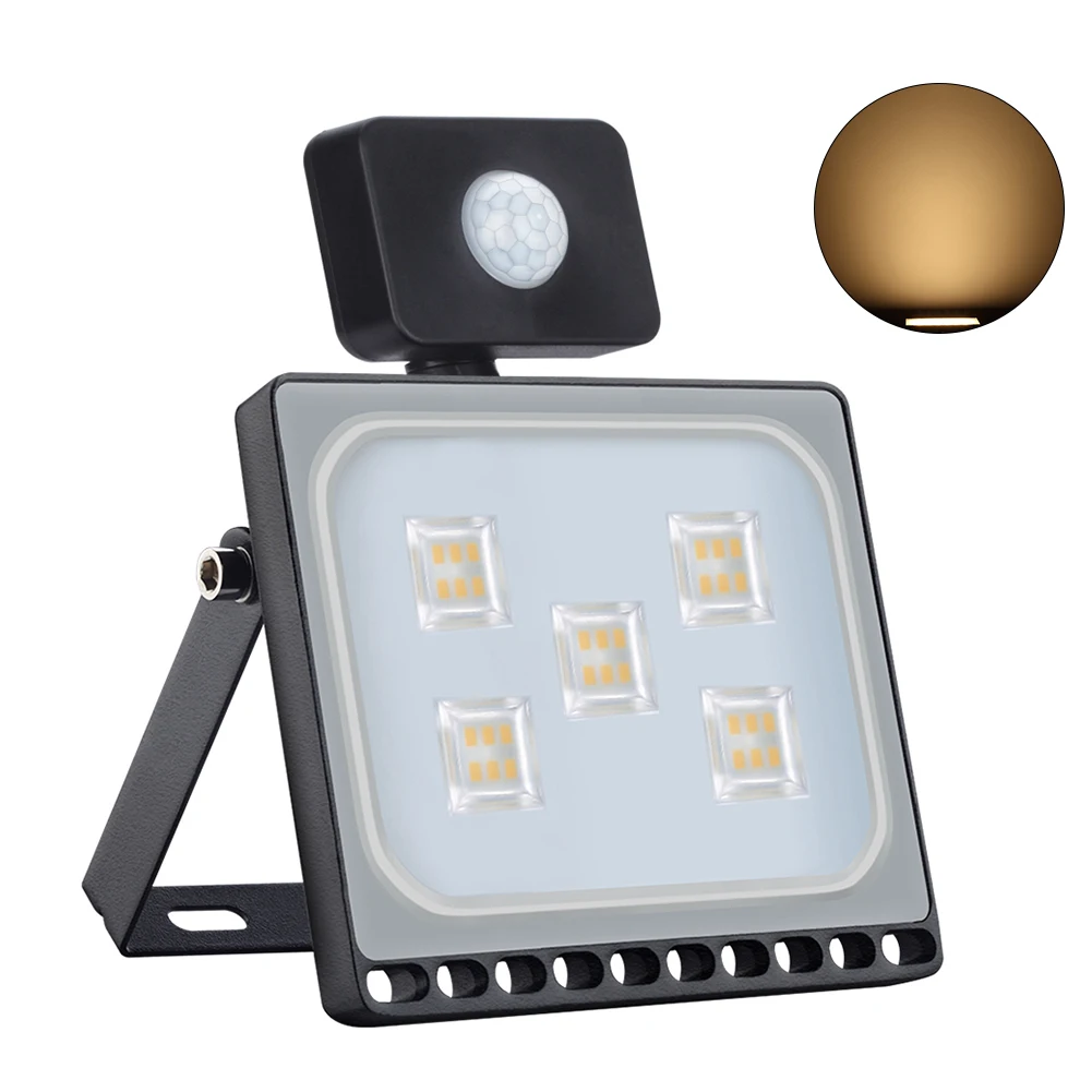 

Ultrathin Led Street Lamp Waterproof Security Durable Motion Sensor Garden Yard Flood Light Outdoor Aluminum Spot Wall