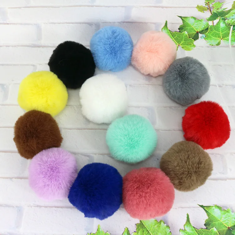 

Free shipping 10pcs/lot mixed 8cm artificial pompom for DIY craft