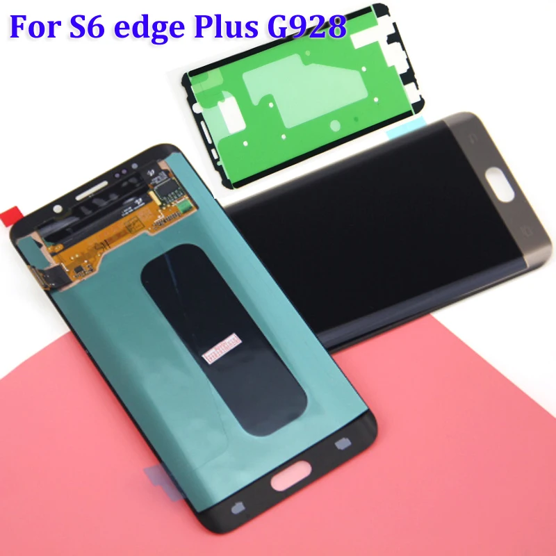Super Amoled для samsung Galaxy S6 Edge Plus G928 G928F ЖК-дисплей с сенсорным экраном дигитайзер плюс |