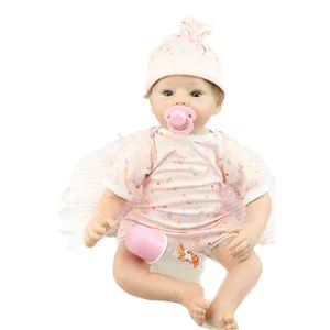 Dolls NPK 55 см Силиконовая Реалистичная девочка игрушка кукла для фотофоны для детской съемки из винила реалистичные новорожденные дети принцесса младенец получивший новую жизнь Brinquedo Menina - Цвет: Dolls