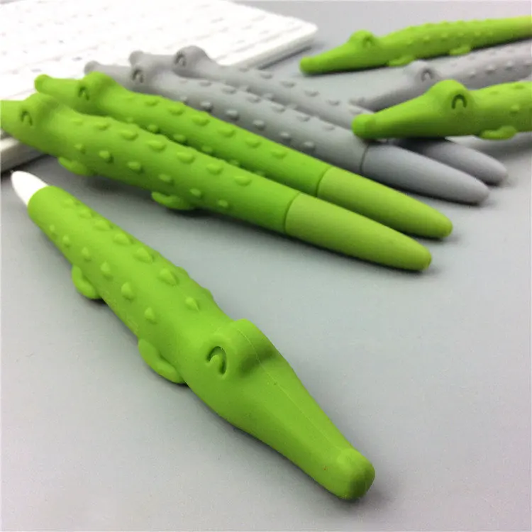 

Silicone Crocodile Pen Creative Cartoon Crocodile Gel Pen 0.5mm Black Ink