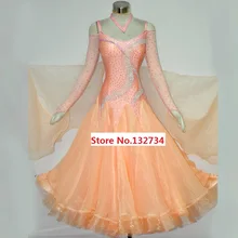 Women Standard Ballroom Dress High Quality Custom Made Ballroom Dancing Costume For Lady Waltz Tango Dance Dresses